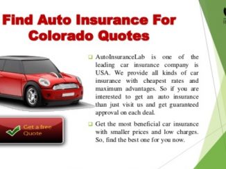 Compare Auto Insurance Quotes In Colorado